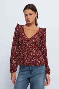 Springfield Buttons print blouse 