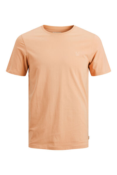 Springfield Plain slim fit T-shirt pink