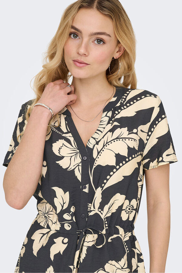 JDY Print short dress black