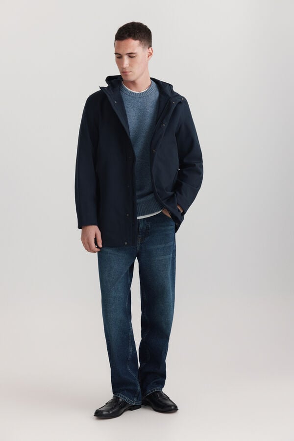 Springfield Softshell technical parka blue