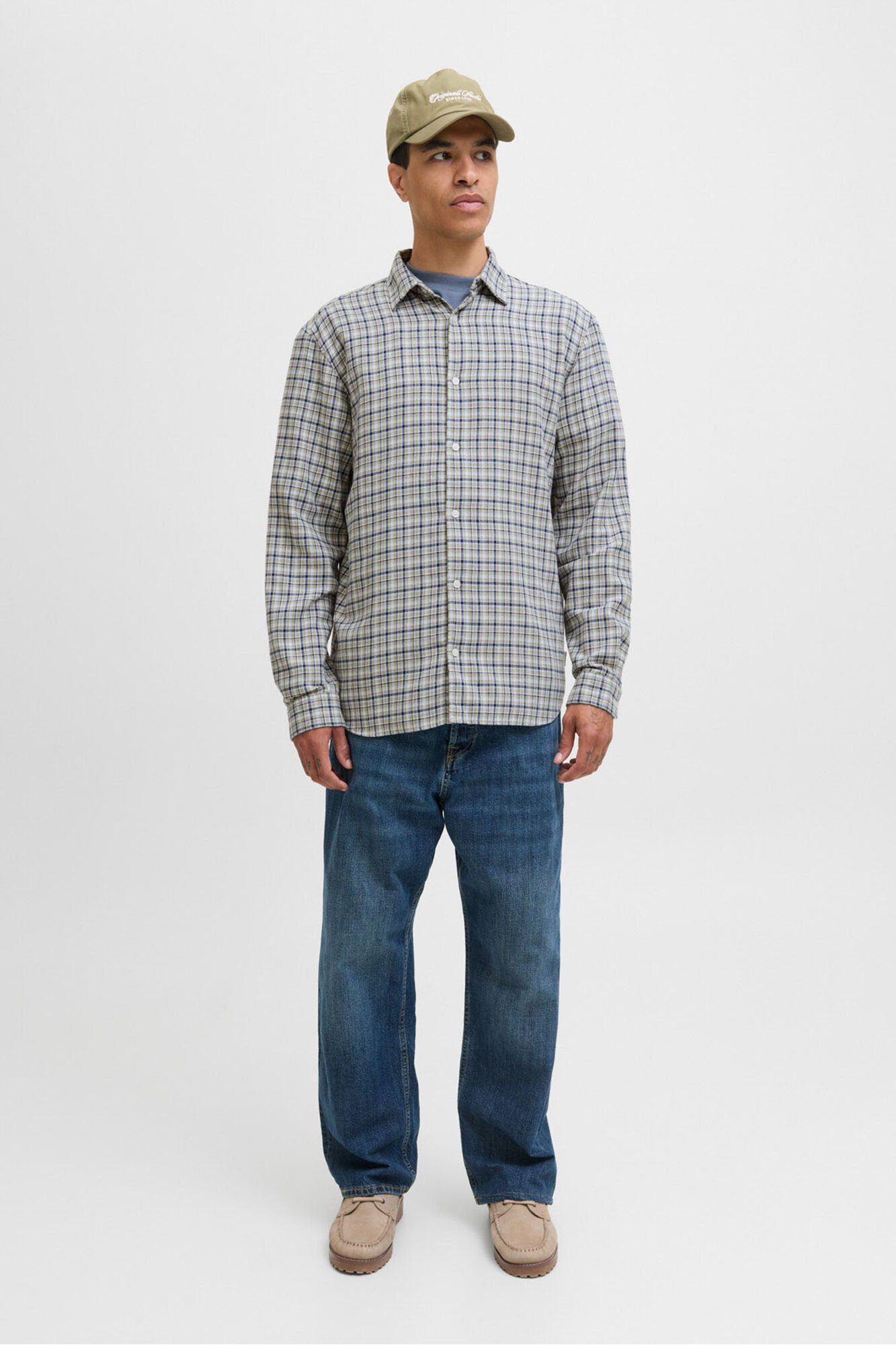 Jack & Jones Camisa de flanela xadrez