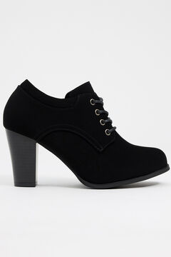Springfield Lace-up shoes 7 cm heel fekete