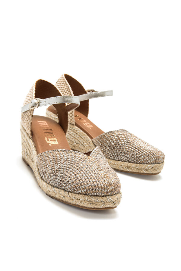 MTNG Jute wedges grey