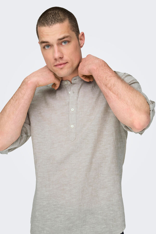 Only & Sons Long sleeve shirt nude