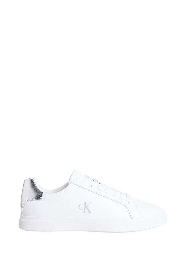 CK Jeans Zapatilla casco Calvin Klein de perfil bajo blanco