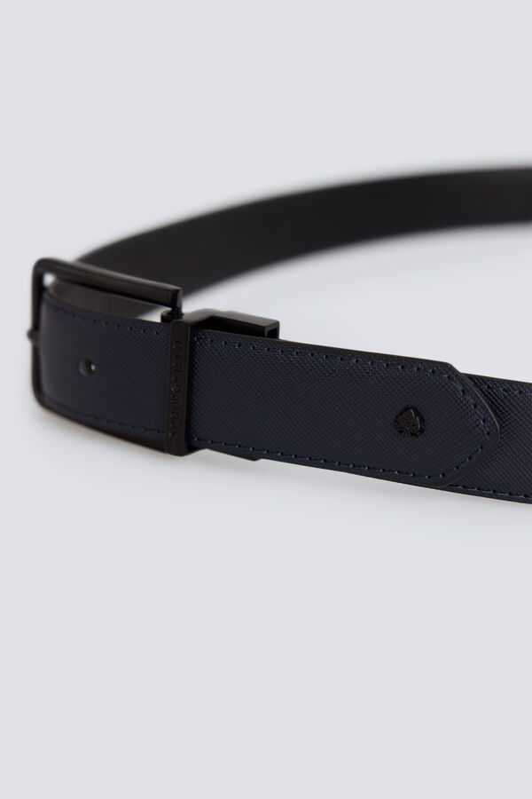 Springfield Basic faux leather belt black