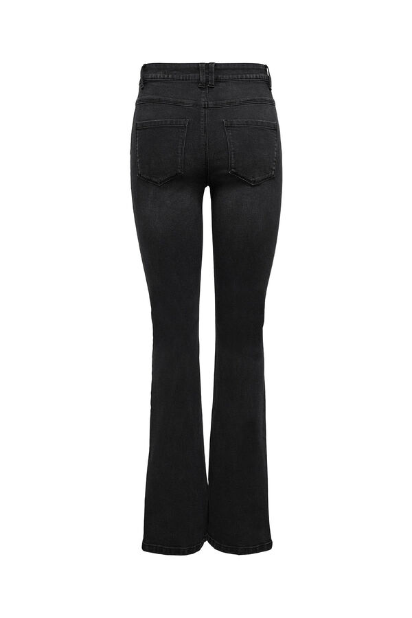 Springfield High-rise flared jeans Siva