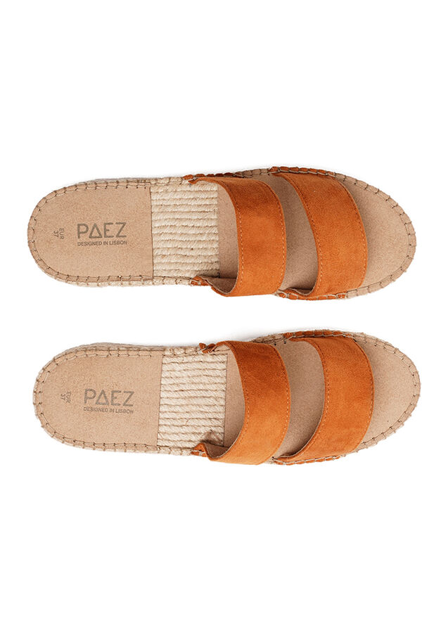 Paez Paez Sandal Straps Vegan Suede Camel brown