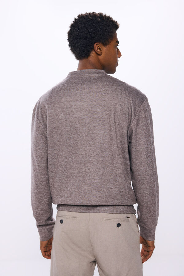 Springfield Textured sweatshirt boja peska