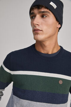 Springfield Placement stripes jumper gray