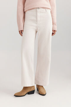 Springfield Corduroy wide leg trousers