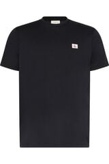 Calvin Klein short sleeve T-shirt with badge.  Crna