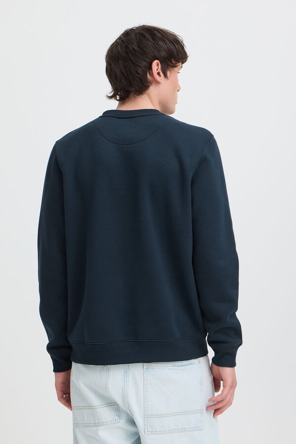 Blend Round neck sweatshirt bleu
