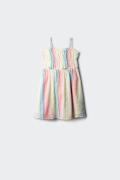 Springfield Kids Vestido rayas fluor ni&ntilde;a