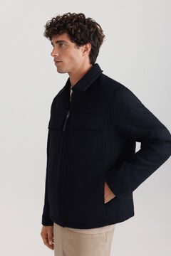 Springfield Wool blend shirt jacket