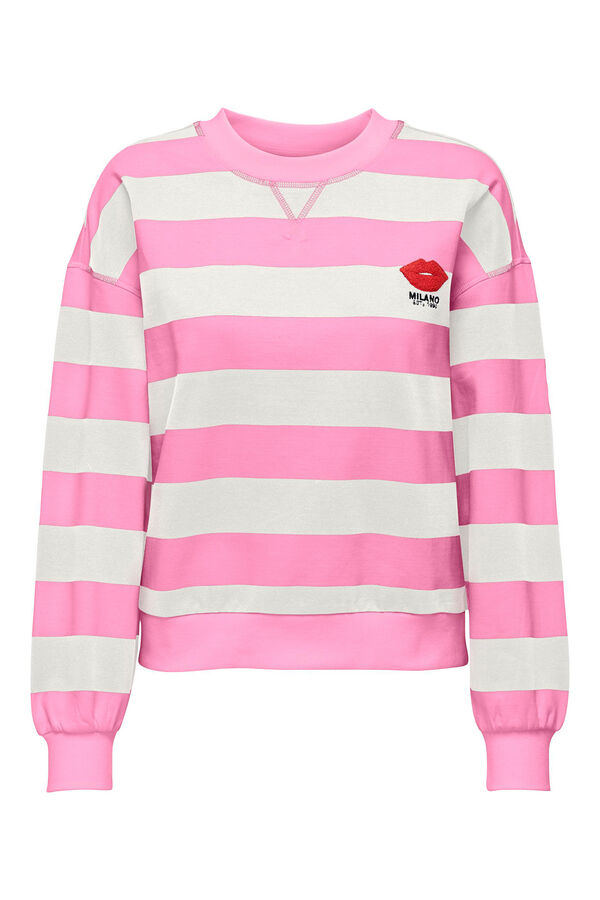 Springfield Sweatshirt Streifen roxo
