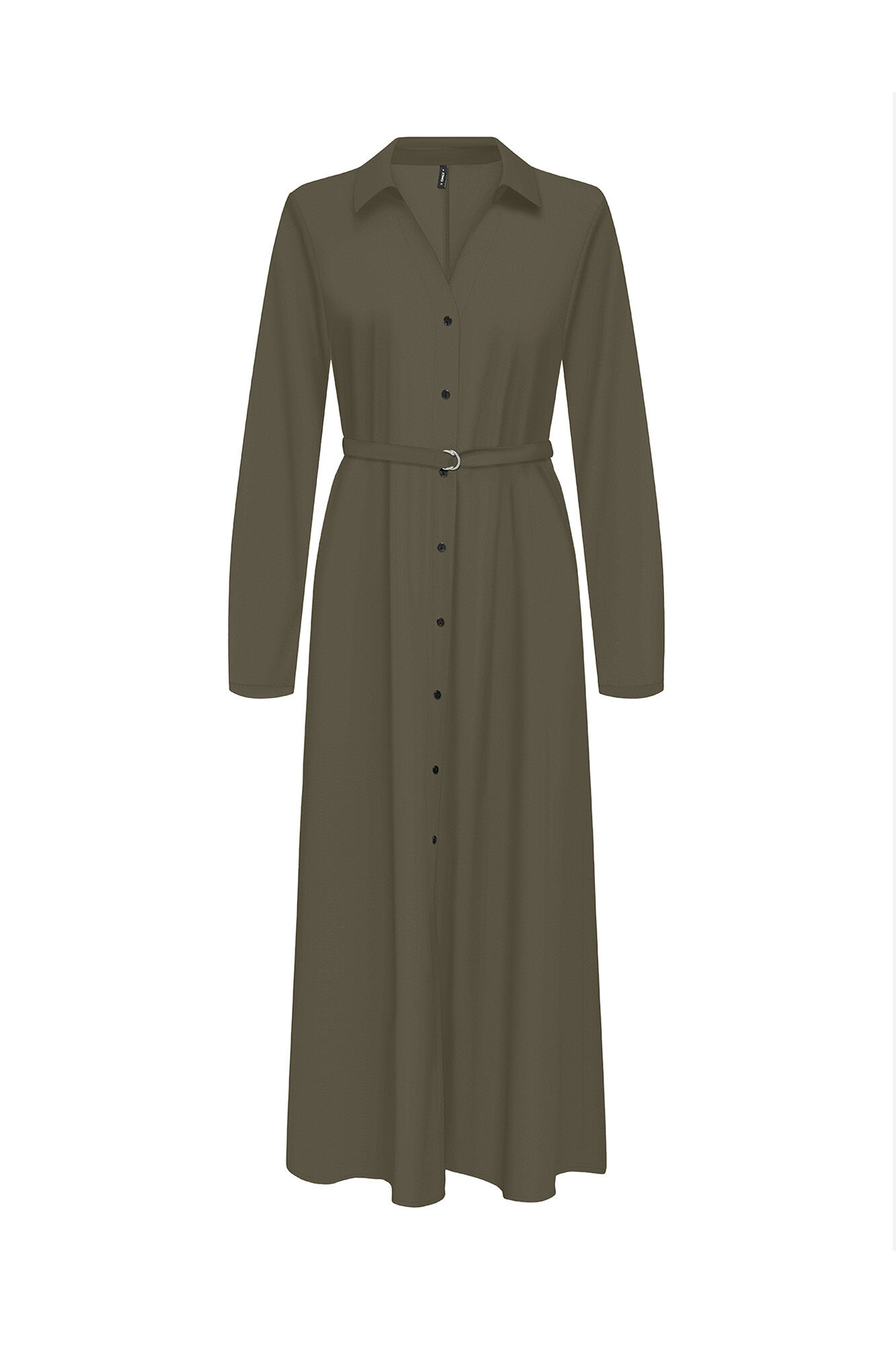 Only Vestido comprido camiseiro