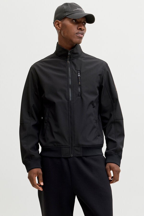 Jack & Jones Chaqueta softshell con capucha negro