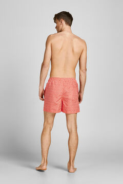Springfield Men's printed swimming shorts piros