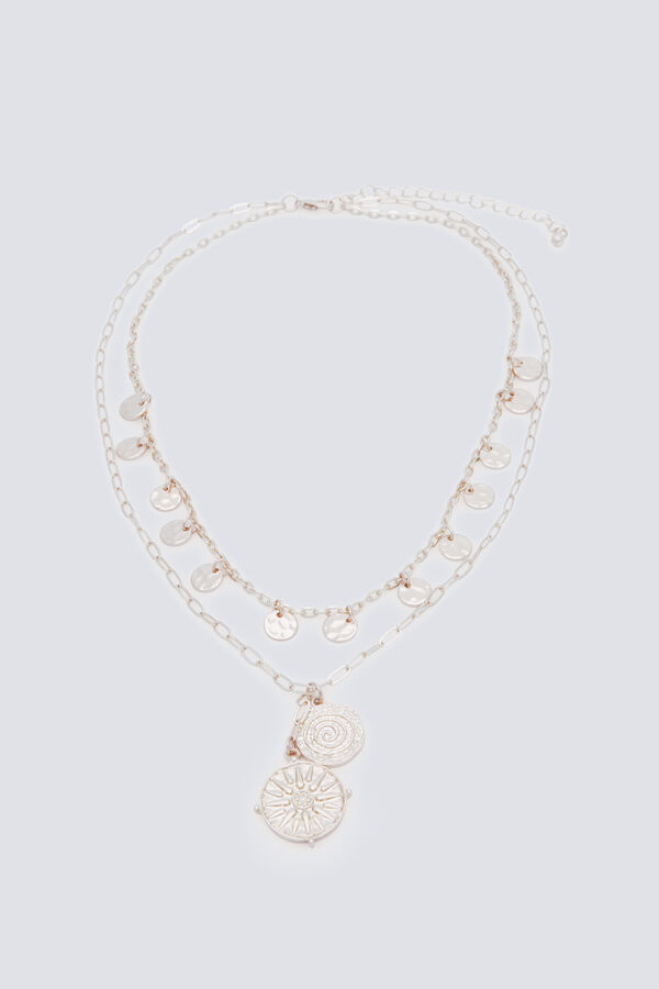 Springfield Golden coin necklace printed