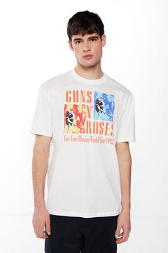 Springfield Camiseta Guns and Roses marfil
