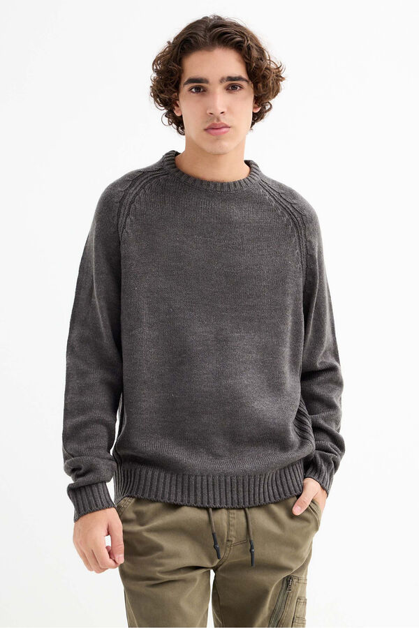 Inside Jersey B&aacute;sico gris