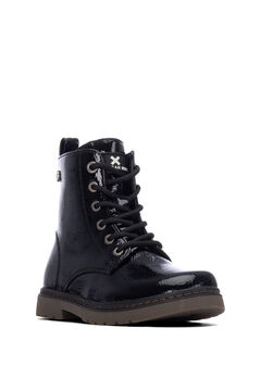 XTI Lace-up military ankle boot