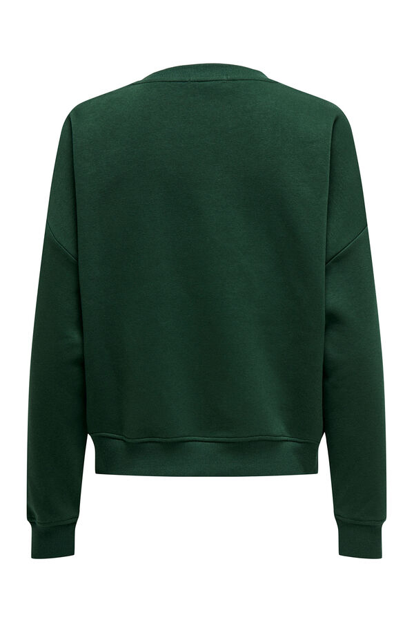 Only Round neck sweatshirt green