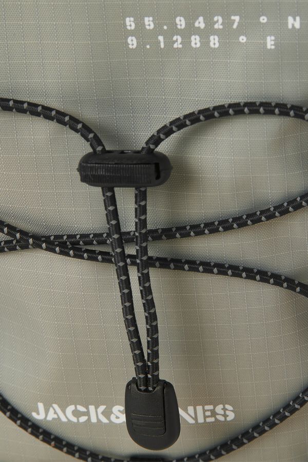 Jack & Jones Adjustable ripstop crossbody grey