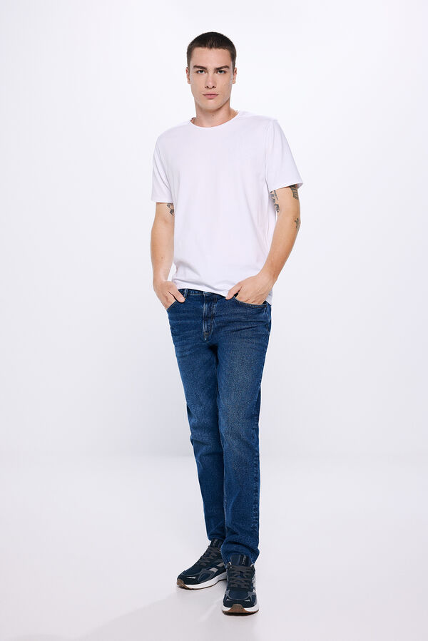 Springfield Slim fit jeans intenzivnoplava