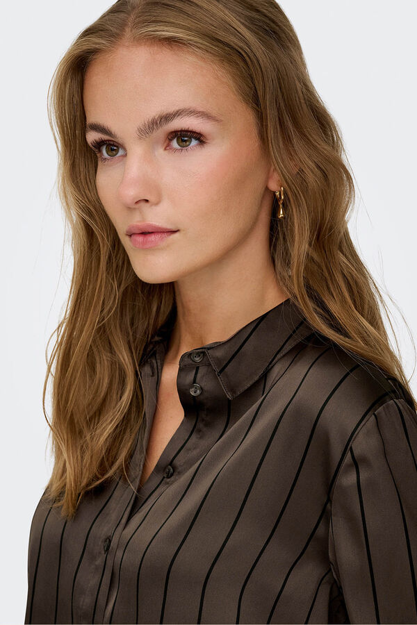 JDY Satin-Finish shirt nude