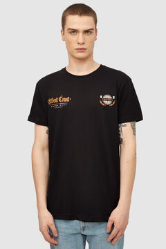 Springfield T-shirt estampado Racing preto