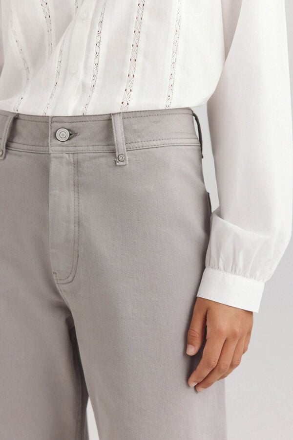 Springfield Sailor high-waisted jeans grey