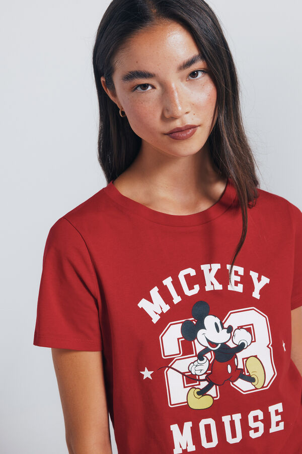 Springfield T-shirt "Mickey Mouse" vermelho