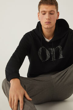 Springfield Sweat-shirt capuche on noir
