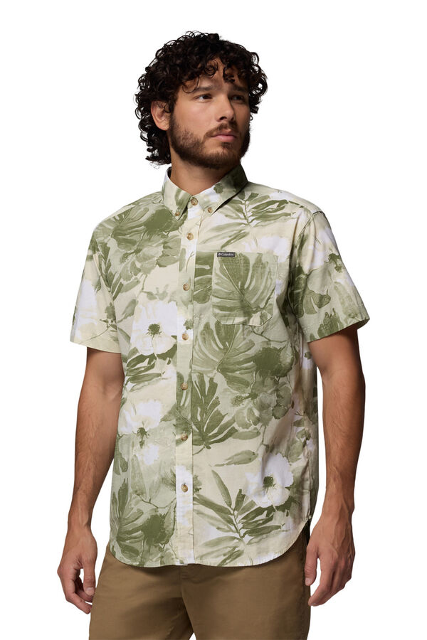 Columbia Printed short sleeve shirt beige