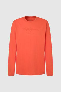 Springfield Eggo Pepe Jeans long-sleeved T-shirt. red