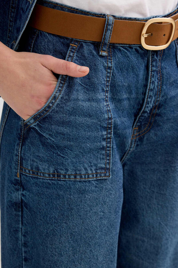 Inside Jeans wide leg azul