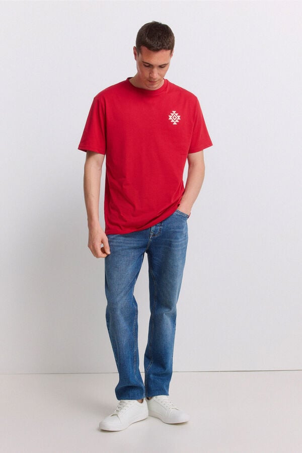Springfield Dark wash slim fit jeans blue