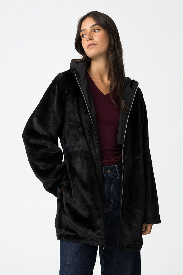 Tiffosi Parka reversível com ajuste relaxado preto