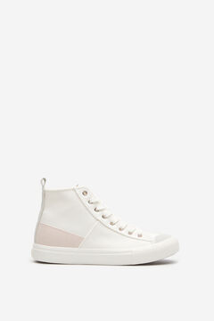 Springfield Basket Coupe Haute Toile &eacute;cru