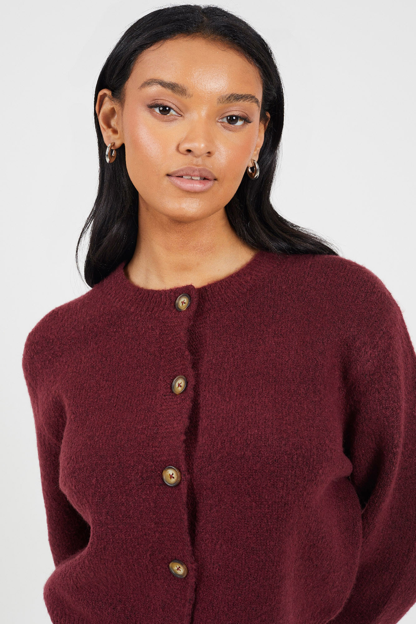 Brave Soul Casaco de malha com bot&otilde;es