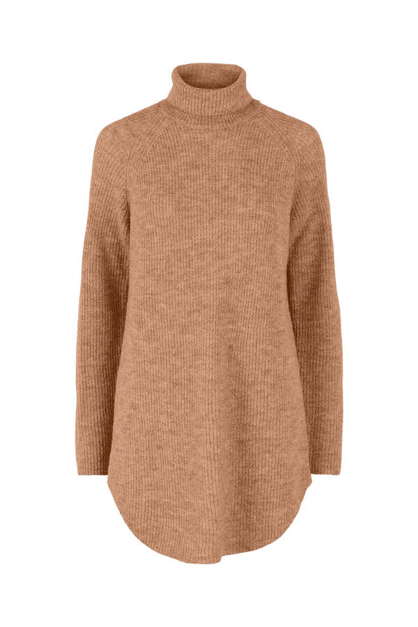 Springfield Jersey-knit jumper  smeđa