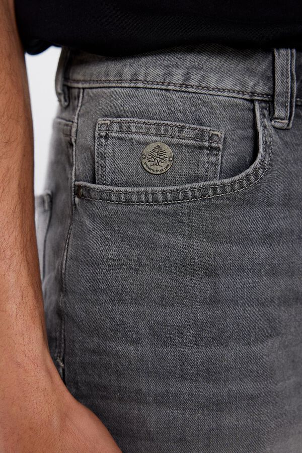 Springfield Jeans-Bermudas Regular Fit Grau