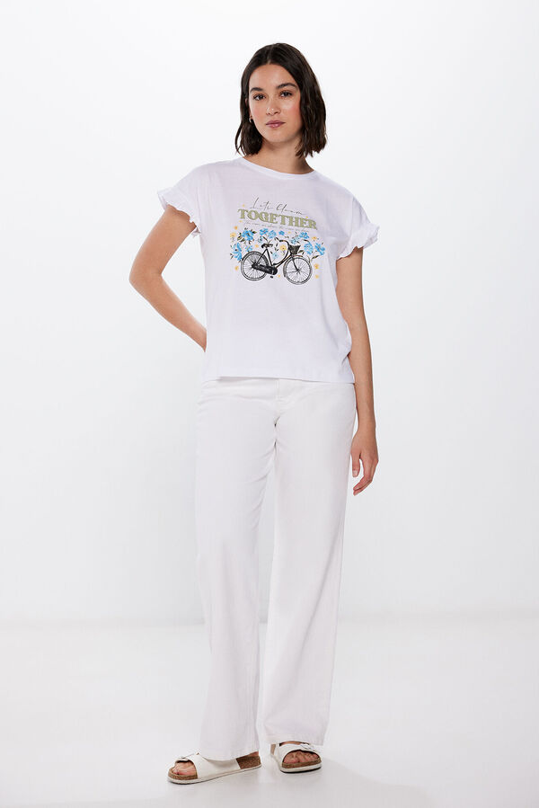 Springfield T-Shirt "Together" blanco