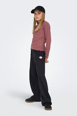 Only Girls Girl's jogger trousers Crna