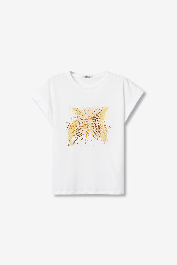 Tiffosi Short-sleeved T-shirt blanc