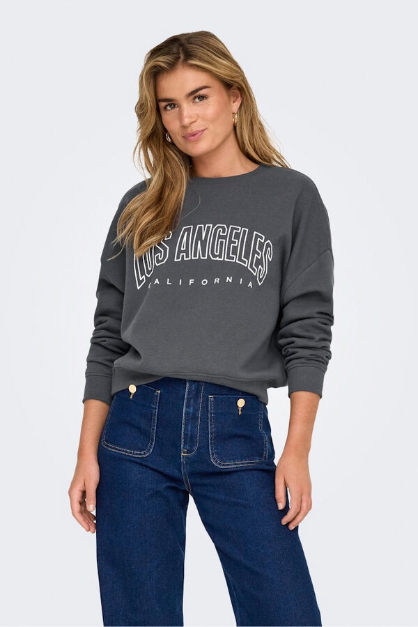 Only Round neck sweatshirt blue