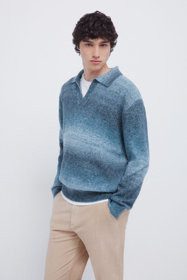 Springfield Pantalón chino pana lavada comfort slim fit beige