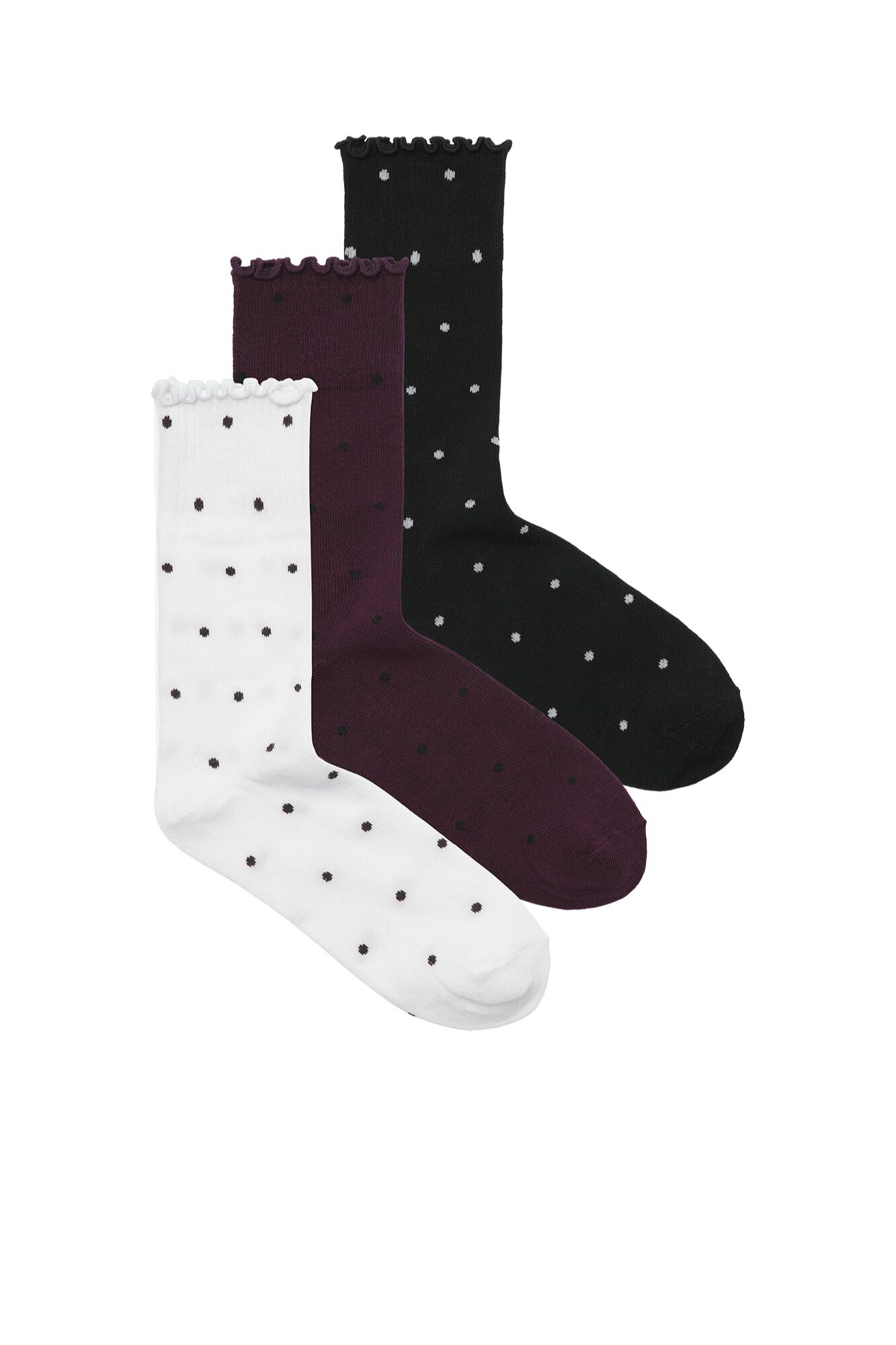 Jack & Jones Girl Polka-dot 3-pack socks
